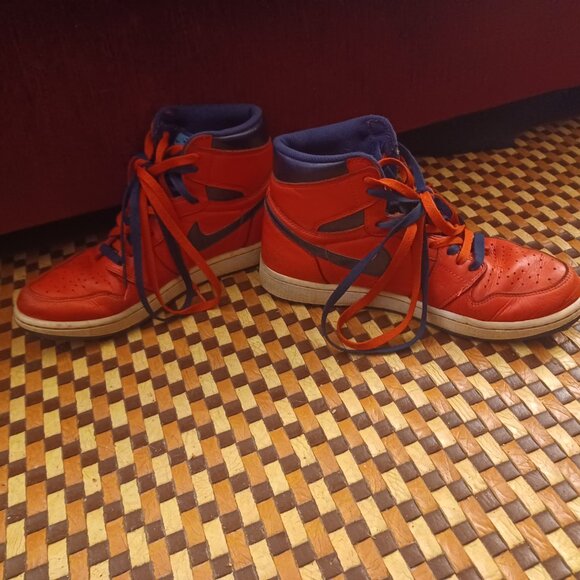 Jordan Nike Air Jordan 1 Retro High David Letterman Sneakers Red Size 9.5 main image 4